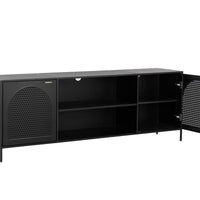 Aziza Media Console and Cabinet