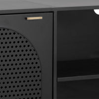 Aziza Media Console and Cabinet