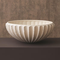 Sawtooth Bowl - Rustic White