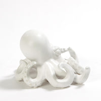 Octopus Sculpture - White