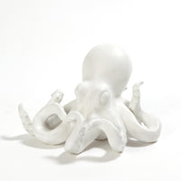 Octopus Sculpture - White