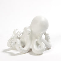 Octopus Sculpture - White