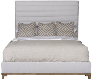 Kelsey King Bed With Upholstered Headboard