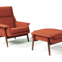 Laid Back Chair + Ottoman