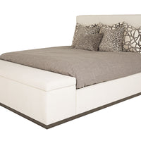 Cielo (Wood Base) Bed with Storage Footboard