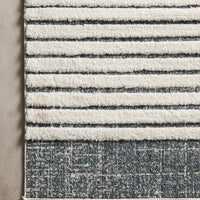 Hagen White/ Ocean Area Rug