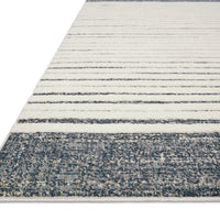Hagen White/ Ocean Area Rug