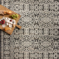 Rainier RAI-02 Pebble / Ivory Area Rug
