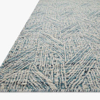 Raven Blue/ Ivory Area Rug