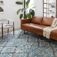 Skye Denim / Natural Area Rug