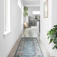 Skye Denim / Natural Area Rug