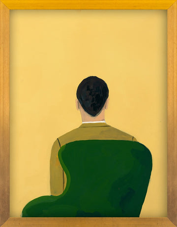 Gentleman in Chair Art Piece Archival digital print on Canvas by Michael Doyle.