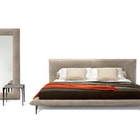 Alfred Nite modern leather bed