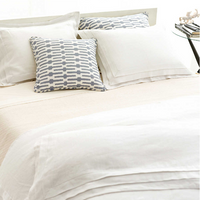 King size textured cotton matelassé coverlet in a range of rich, saturated hues.