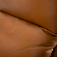 Closed up view of the back of American Leather's Cumulus Comfort Air recliner.