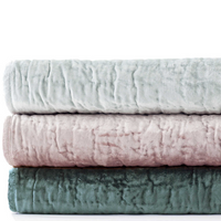 Color selection of Matte Velvet Juniper bedding Collection