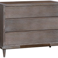 Chatfield Dresser - Seven drawers with Finger Grooves with No Hardware, front and side view.