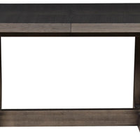 Axis Dining Table with clean lines, ash wood species, beefy to, and a captivating base.