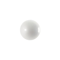 White ball sculpture.