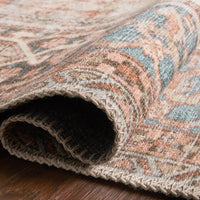 Loren Terracotta/Sky Area Rug