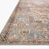 Loren Terracotta/Sky Area Rug