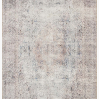 Loren Silver/Slate Area Rug - 8'x10'