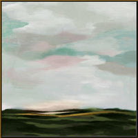 Image Brush Gel on canvas Pastel Horizon I by Janice Sadler.