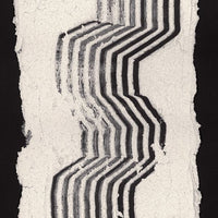 Line with It abstract art painting by Danielle Davis.