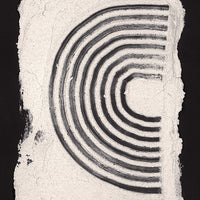 Line with It abstract art painting by Danielle Davis.