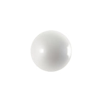 White ball sculpture.