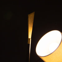 Closed up view of the shade of Yasmin Antique Iron Floor Lamp.