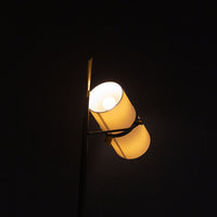 Closed up view of the shade of Yasmin Antique Iron Floor Lamp.