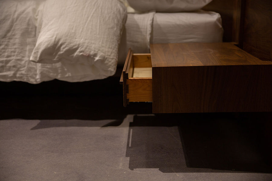 Nightstand with a floating look.
