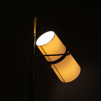 Closed up view of the shade of Yasmin Antique Iron Floor Lamp.