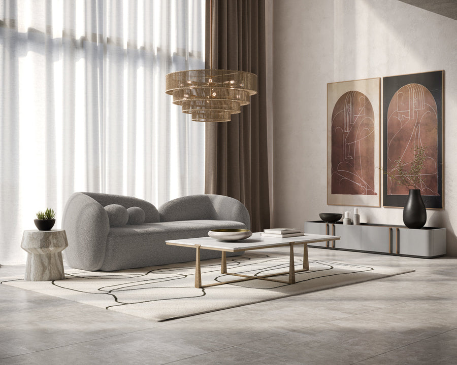 Jamille Media Console and Cabinet