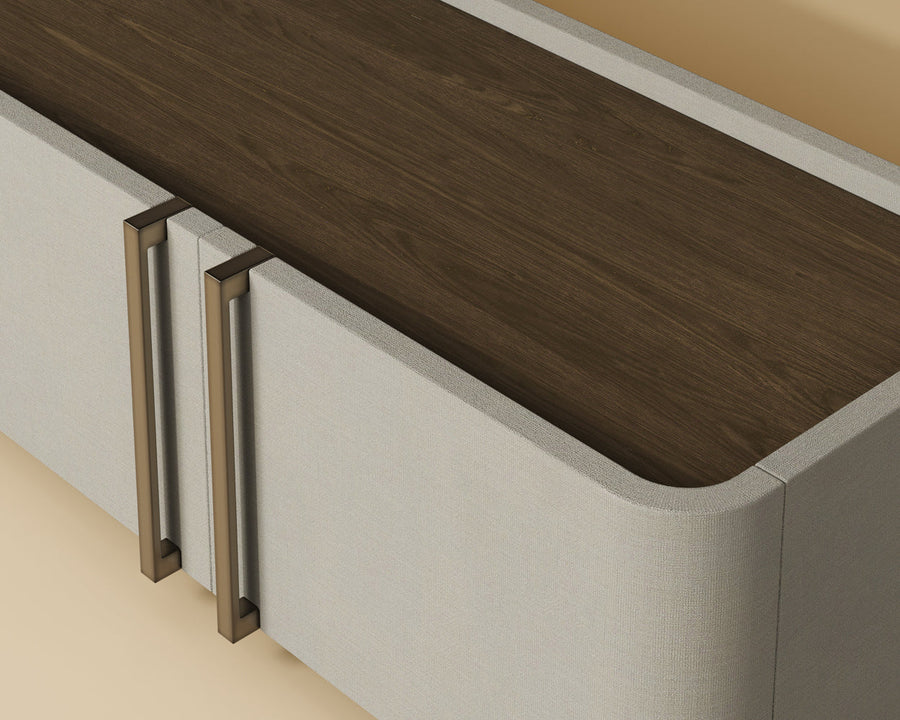 Jamille Media Console and Cabinet