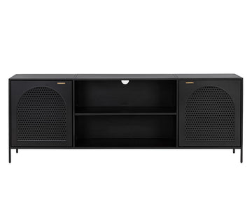 Aziza Media Console and Cabinet