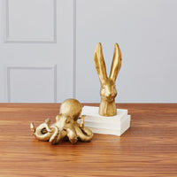 Octopus Sculpture - Gold