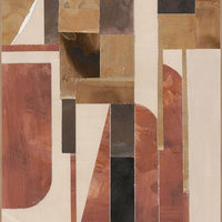 Geometric Bloom - Hand Painted Art