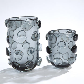 Rondelle  Vases - Grey