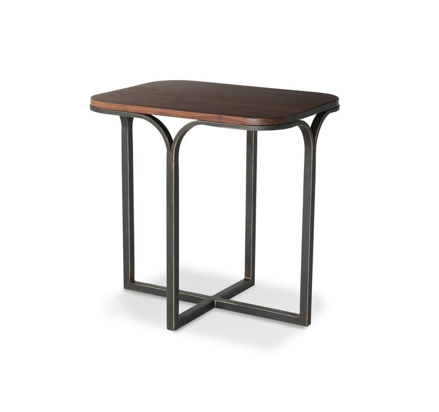 Wave Rectangular End Table