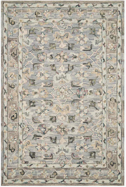 Beatty Light blue/ Multi Area Rug