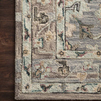 Beatty Light blue/ Multi Area Rug