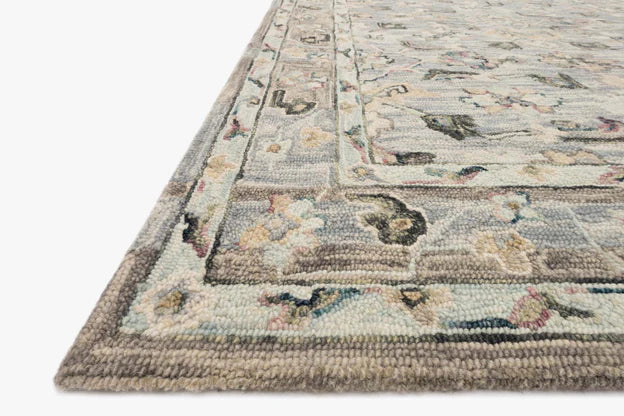 Beatty Light blue/ Multi Area Rug
