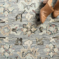 Beatty Light blue/ Multi Area Rug