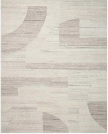 Elodie Natural/ Light Plum Area Rug