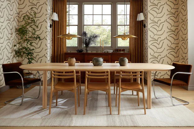 Elodie Natural/ Light Plum Area Rug