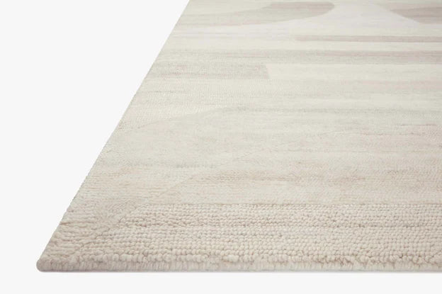 Elodie Natural/ Light Plum Area Rug