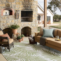 Easton ESN-06 Ivory / Green Area Rug