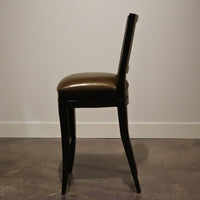 Grid Swivel Bar Stool